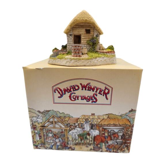 Vintage David Winter Cottages Irish Water Mill 1991 In Box - Picture 1 of 4